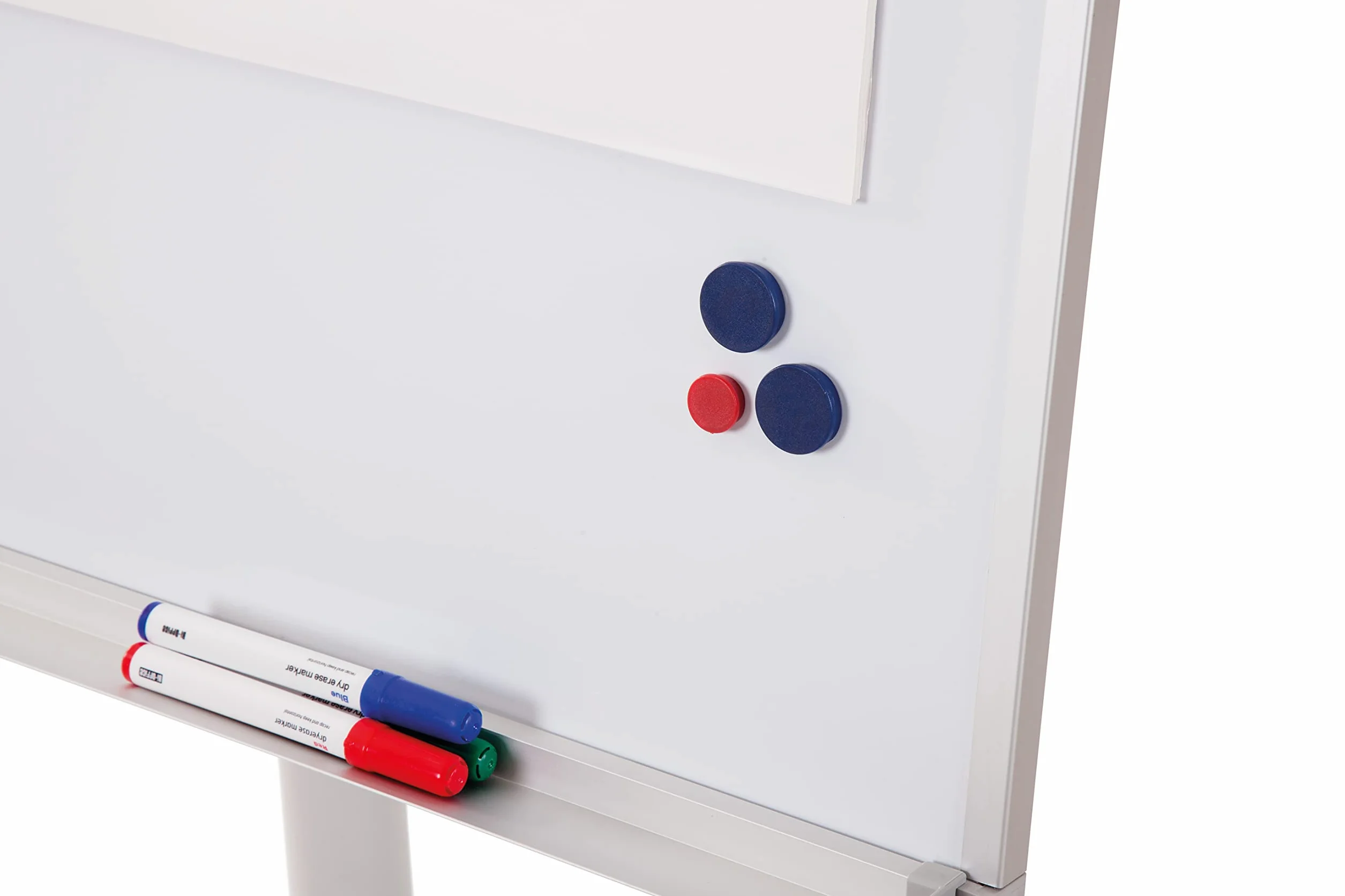 Bi-Office Pizarra Magnética Smart 70x100 cm con Caballete Móvil