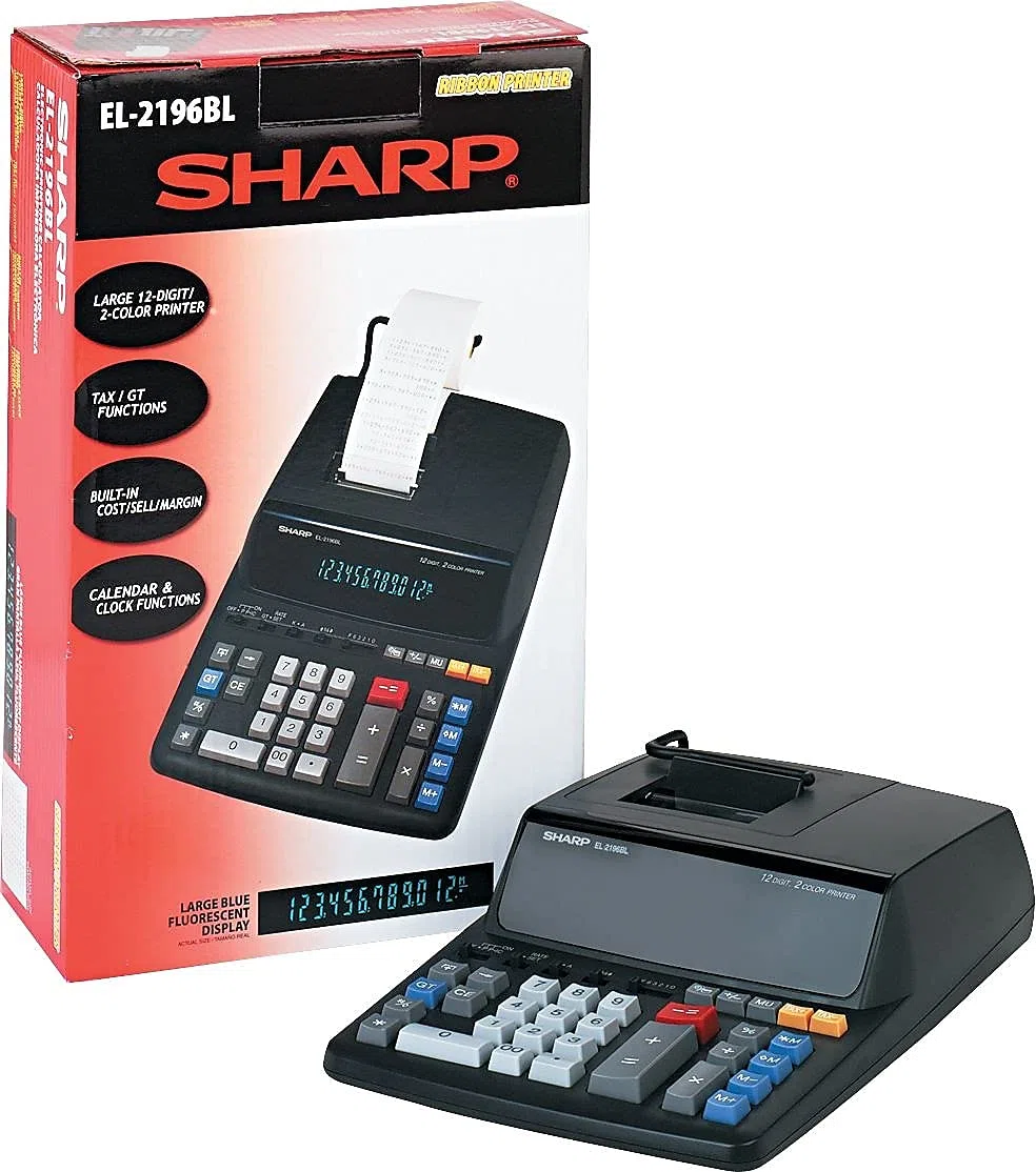 Sharp impresión de 12 dígitos calculadora