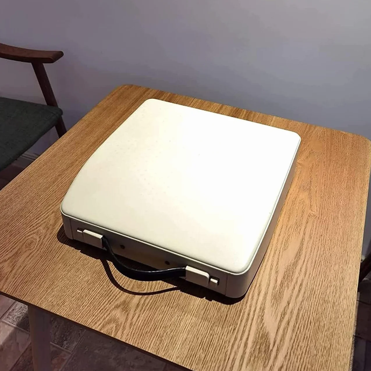 Generic Máquina de escribir manual vintage con estuche, portátil para escritura a mano clara, botones flexibles, máquina de escribir vintage tradicional, escritura a mano transparente portátil