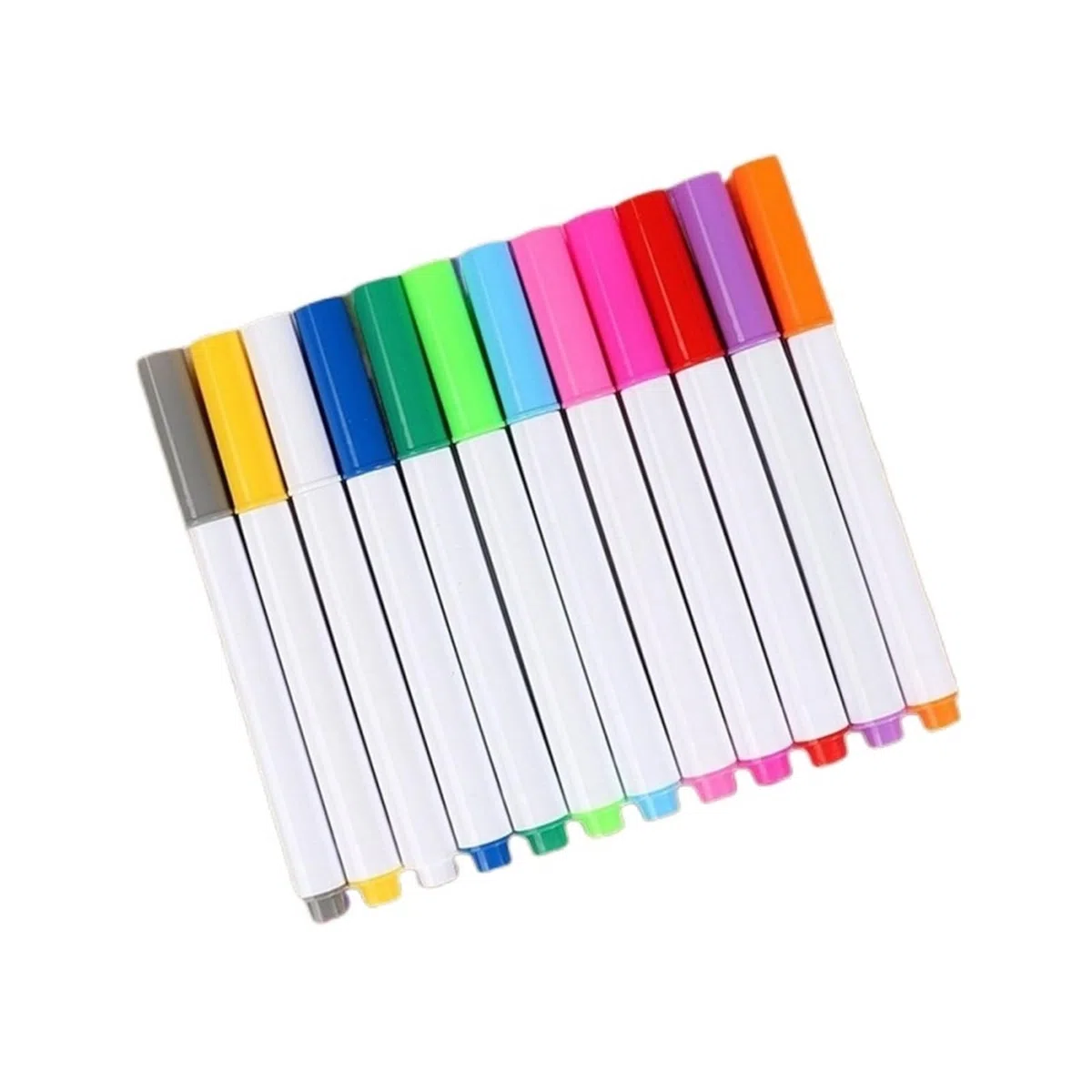 Rotulador para pizarra blanca 12 puntas líquidas de colores