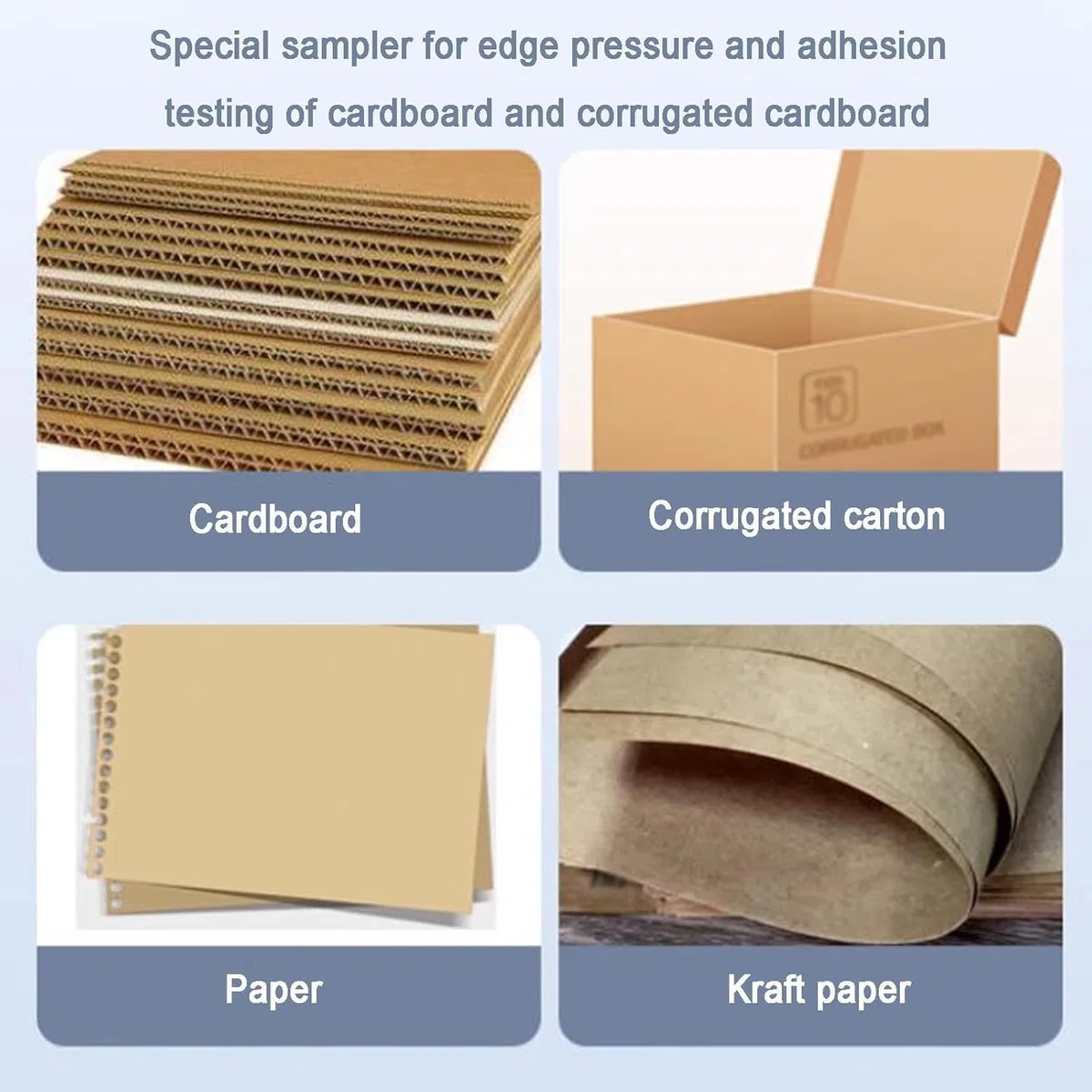 Cortador manual de muestreo para papel corrugado, muestreador de presión de borde, presión de borde ajustable, ideal para empresas de impresión