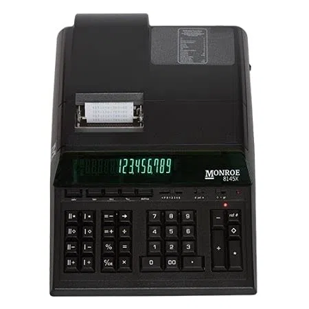 Monroe OEM calculadoras, Negro