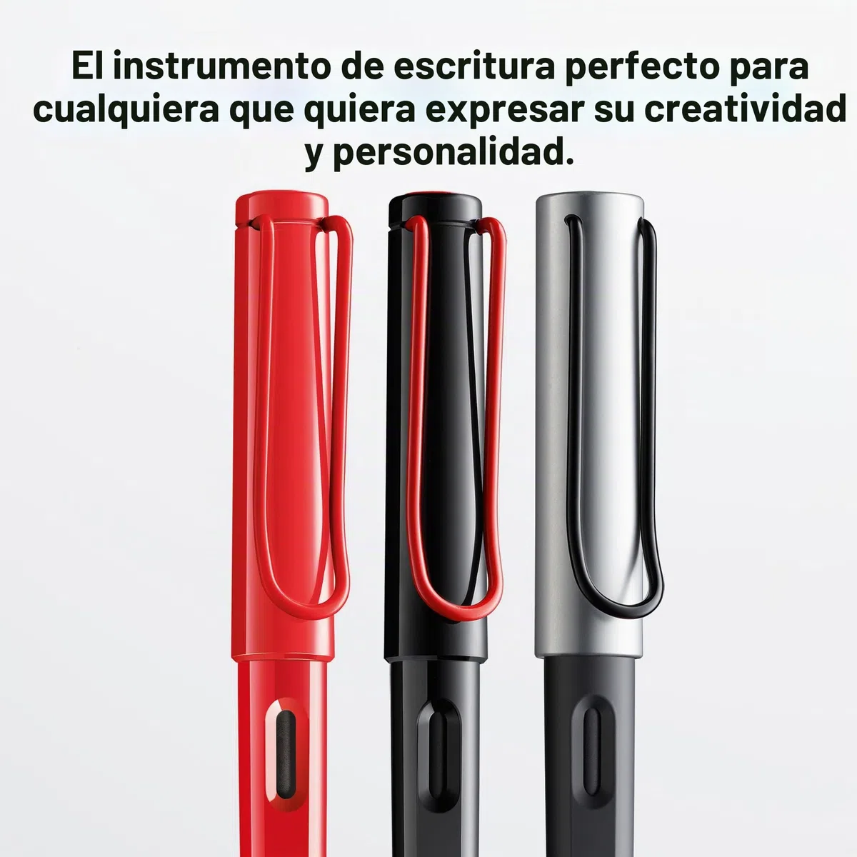 Lamy joy AL pluma caligráfica set- pluma caligráfica con 3 plumines diferentes (1,1/1,5/1,9 mm) - plumín caligráfica con empuñadura ergonómica - 5 cartuchos de tinta T 10 blue incl.