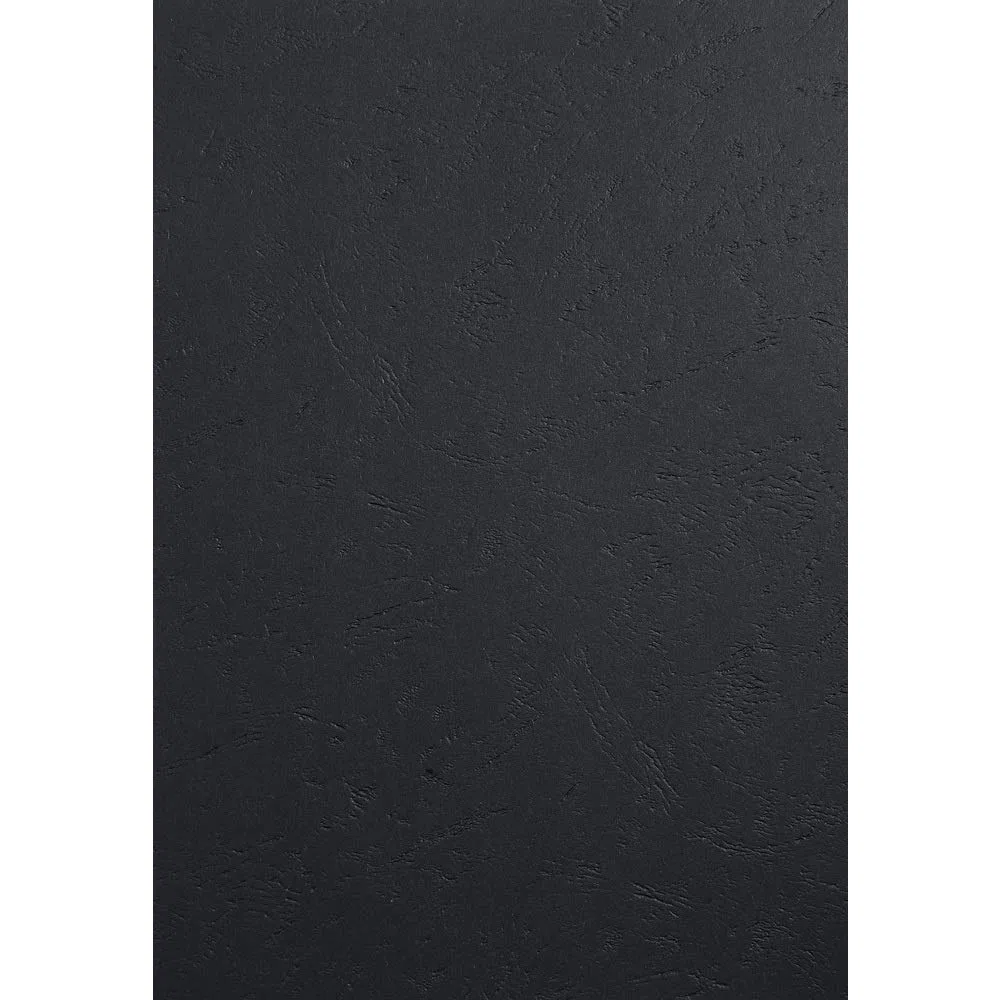 Exacompta Lote de 100 cubiertas/cartulinas de dossiers, Negro, A4