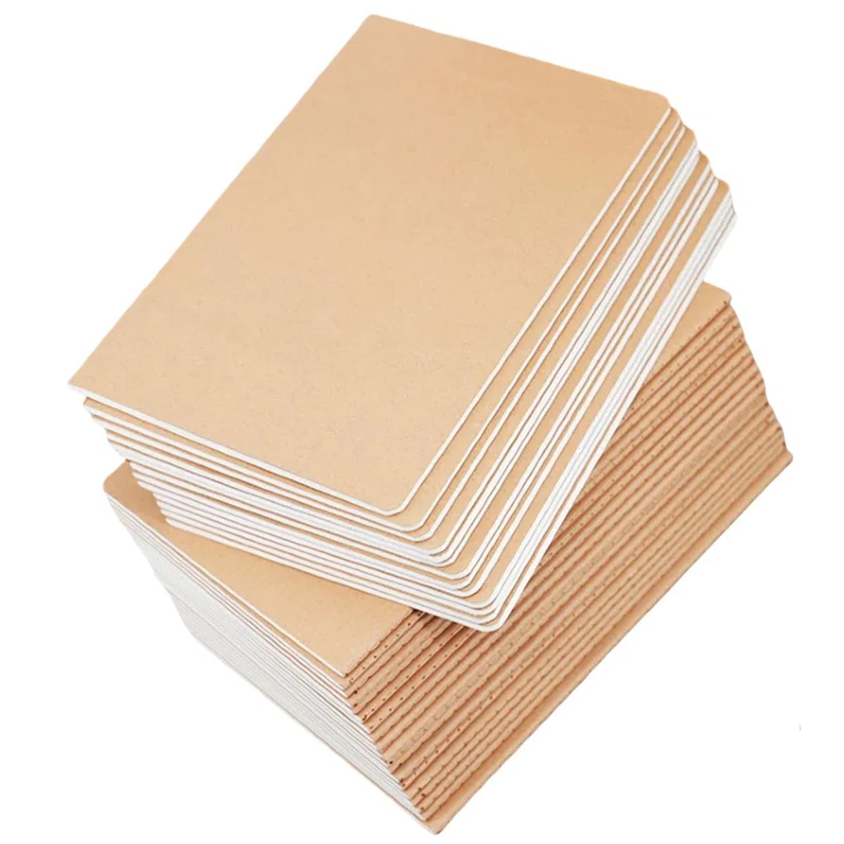 Paquete de 24 cuadernos diarios para viajeros, estudiantes y oficina, agenda de escritura con papel grueso, 60 páginas, 30 hojas, 8.3 x 5.5 pulgadas, tamaño A5, juego de diario de viaje. (Líneas)