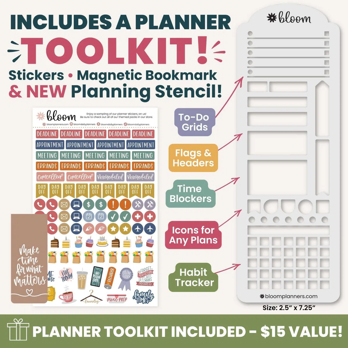 bloom daily planners Agenda de tapa dura 2027 (8.5 x 11 pulgadas) de enero a diciembre de 2027, calendario anual, agenda de tareas para mujeres, agenda inspiradora mensual y semanal, floral azul y