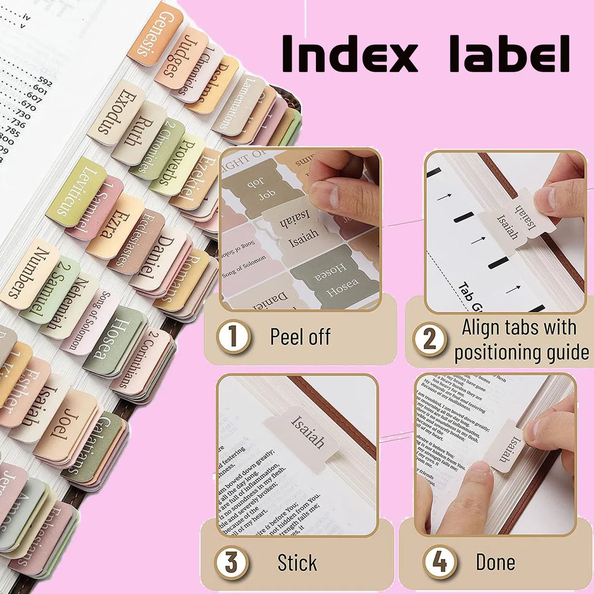 Suministros de estudio bíblico que incluye resaltadores y bolígrafos, sin sangrado y pestañas biliares, anotación, notas adhesivas transparentes, accesorios para mujeres