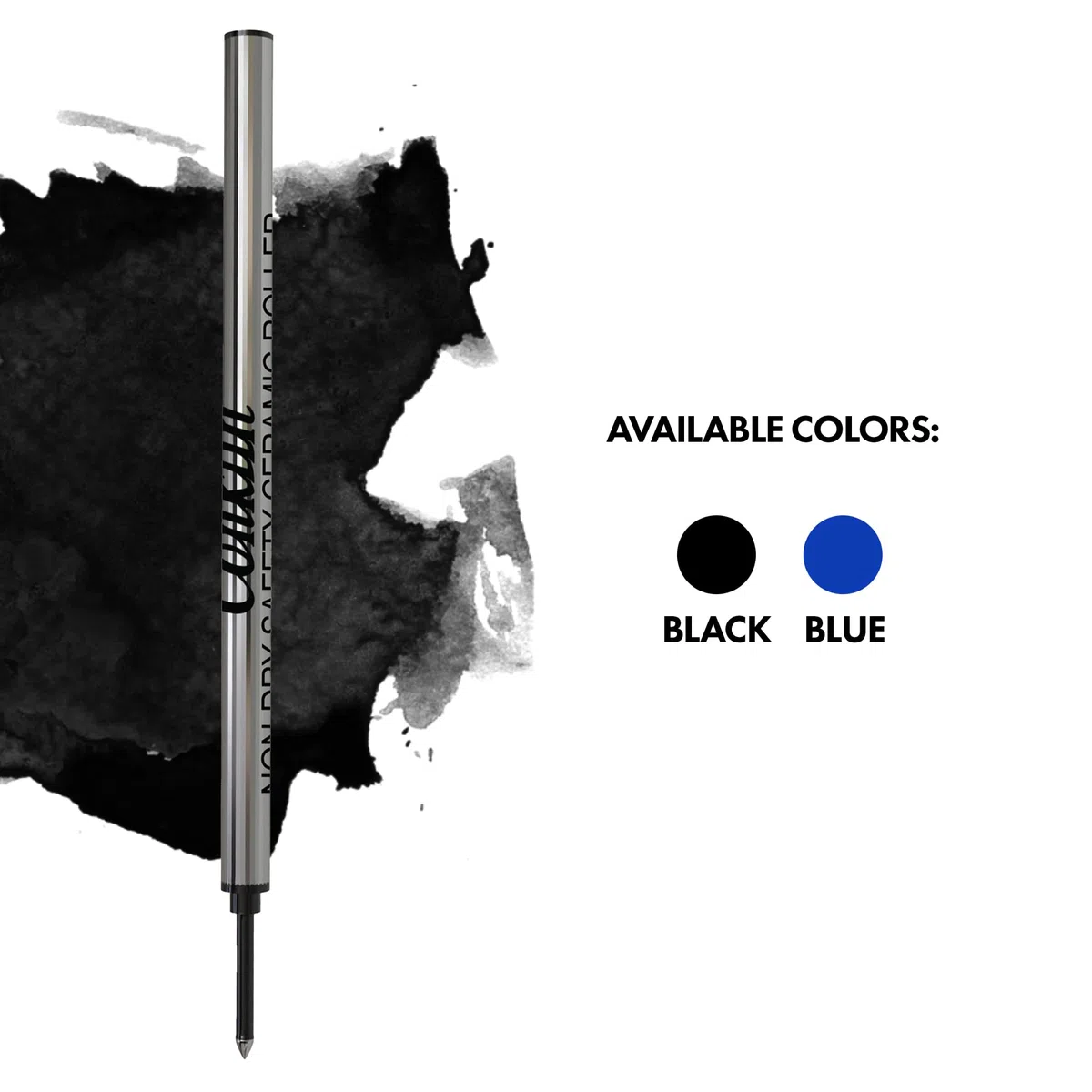Conklin Recambio de bola rodante de cerámica no seca, color negro (tubo de 50 piezas)