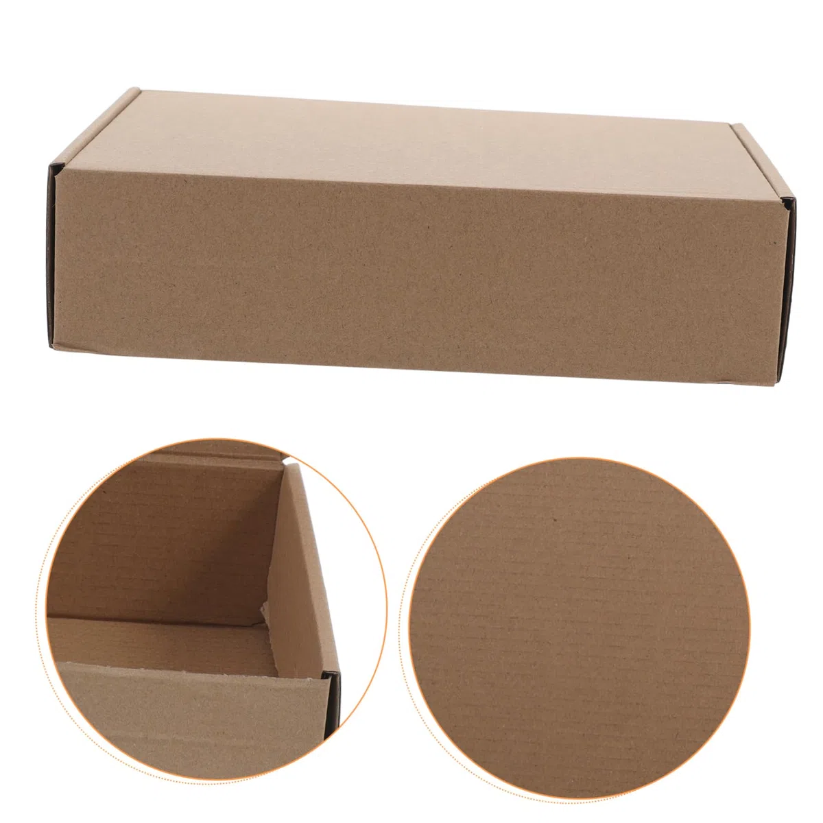 Angoily 25piezas Cajas De Embalaje De Cartón Para Envío Cajas Postales De Papel Para Almacenamiento y Pequeñas Empresas