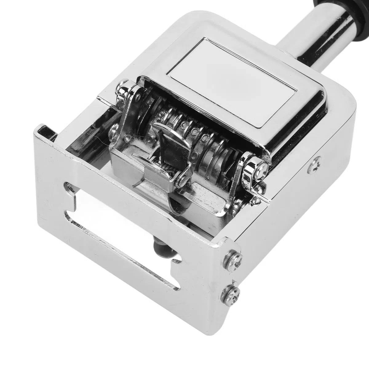 CHICIRIS Sello de Numeración Automática Máquina de Sello de Números de 5 Dígitos con Autoentintado Duradero para Banca Contable - Carcasa de Aleación de Zinc