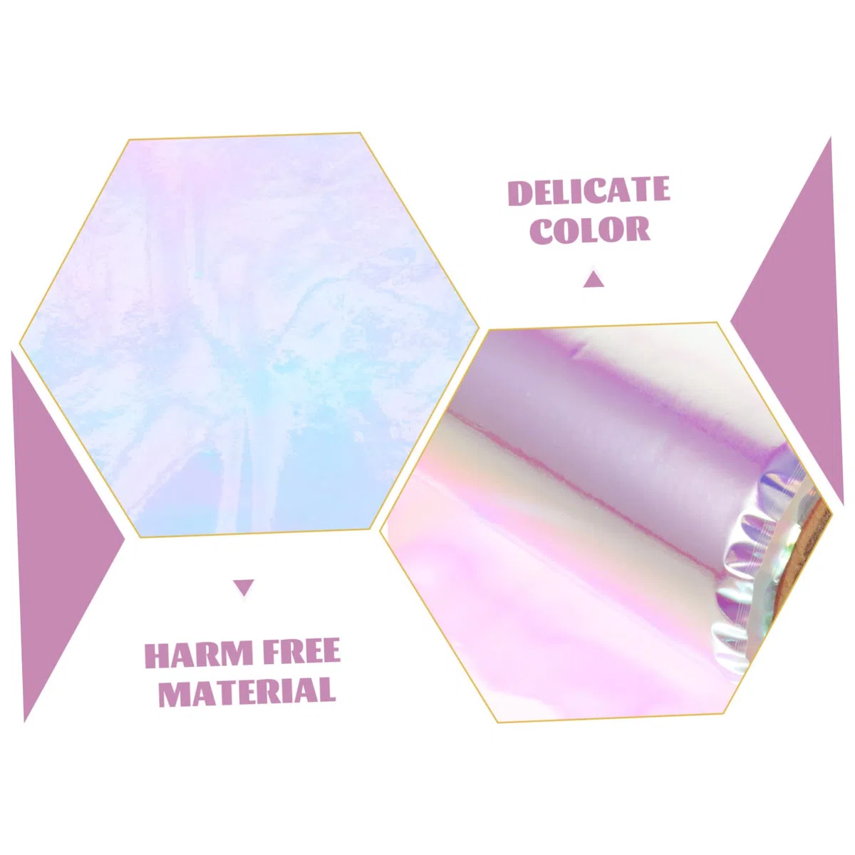 COLLBATH 2 Rollos Papel De De Flores Guirnalda Ramo Brillantina Boda Material De Embalaje Floral Decoraciones Decoración Películas De Embalaje Almacenar Película (s Película
