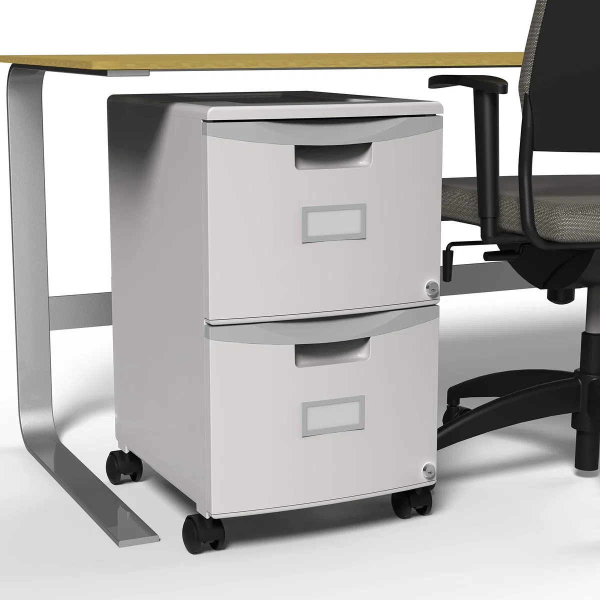 Storex 61311C01C - Archivador, paquete de 1, gris/negro