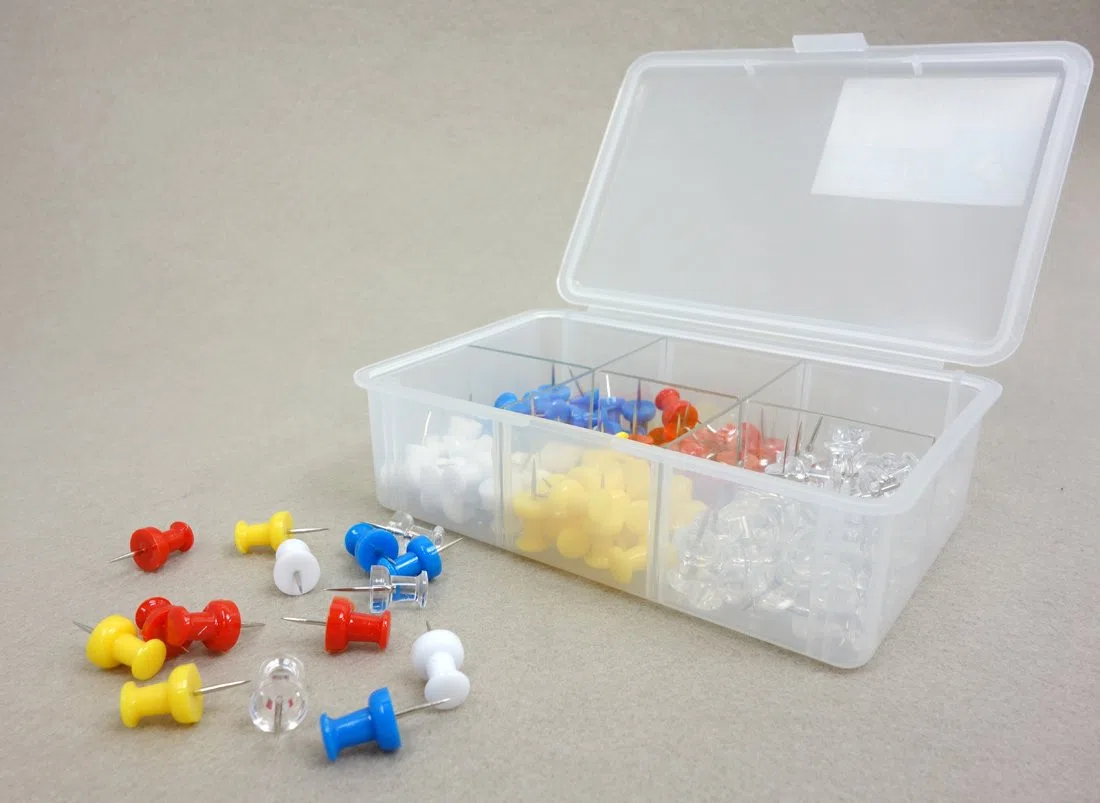 Kokuyokahi-S20 plastic thumbtack Dharma 5 color set (japan import)