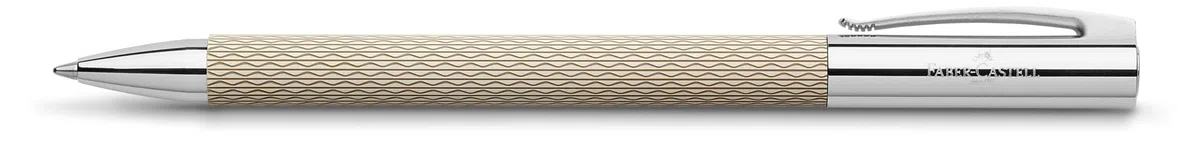 FABER-CASTELL Ambition OpArt 149616 Twist - Bolígrafo, color arena blanca