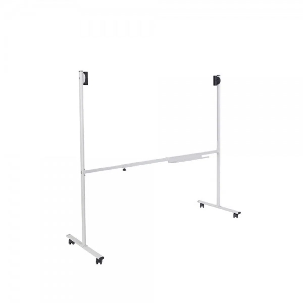 Pizarra Blanca Magnética Doble Cara Para Escritura Por Ambos Lados Más Soporte Móvil Universal con Ruedas. Sistema de Libre Rotación Giratorio 360º. FABRICADO EN ESPAÑA. (180 X 120 CM.)