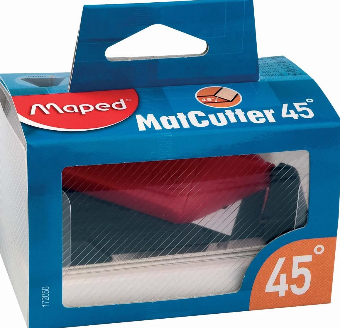 Maped M172050 - Cortador de paspartú para enmarcado (45º), rojo/negro