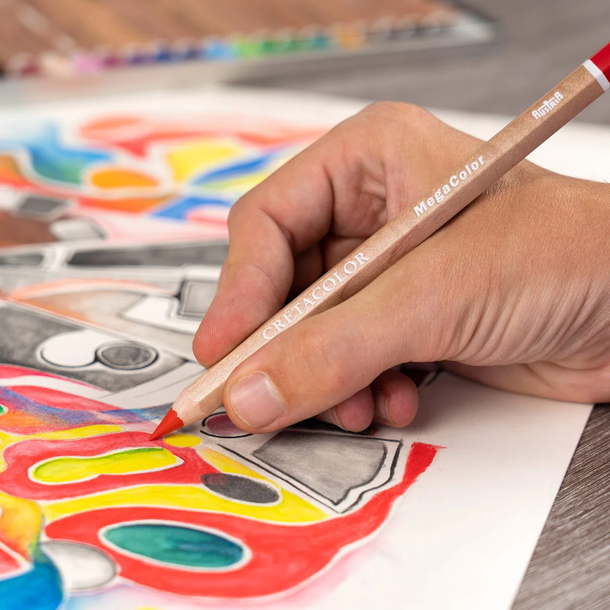 CRETACOLOR Megacolor - Lápices de pintura para artistas (36 unidades)