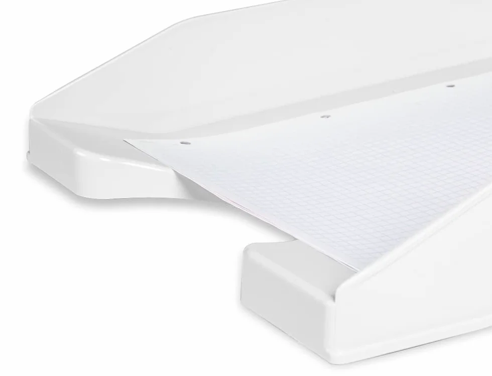 Ecogreen Office Paper Bandejas de Oficina Apilables 6 Piezas Organizador Escritorio Blanco Pastel
