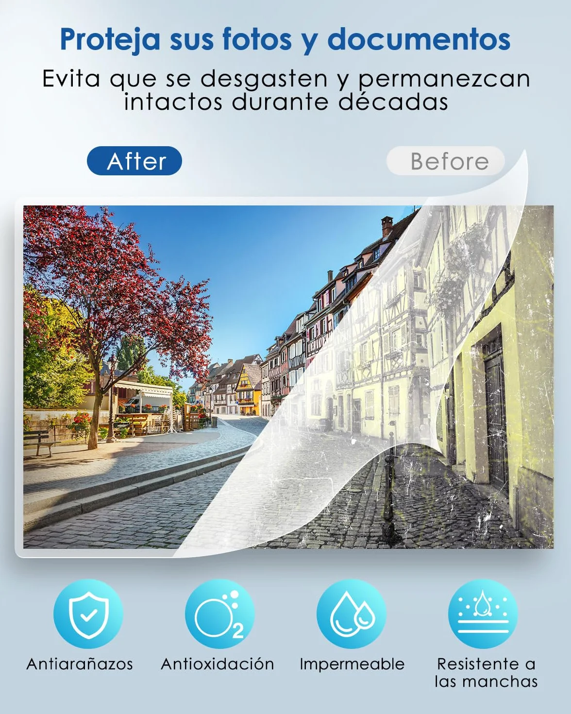 Máquina Laminadora A4 4 en 1 Plastificadora con 30 Bolsas para A4/A5/A6, Caliente y Frío con Cortador de Papel y Redondeador de Esquinas