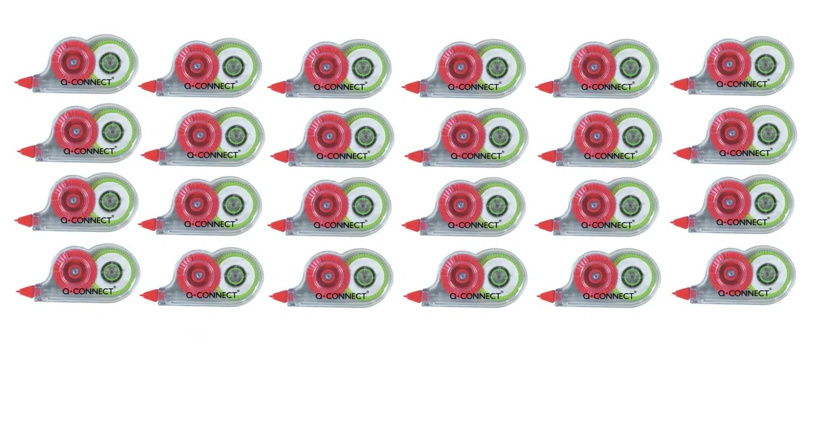 Q-Connect KF02131 - Cinta correctora - Pack de 24 uds.