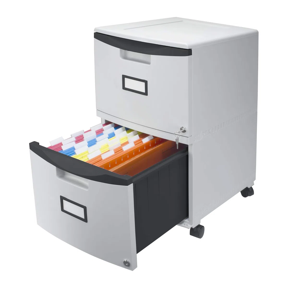 Storex 61311C01C - Archivador, paquete de 1, gris/negro