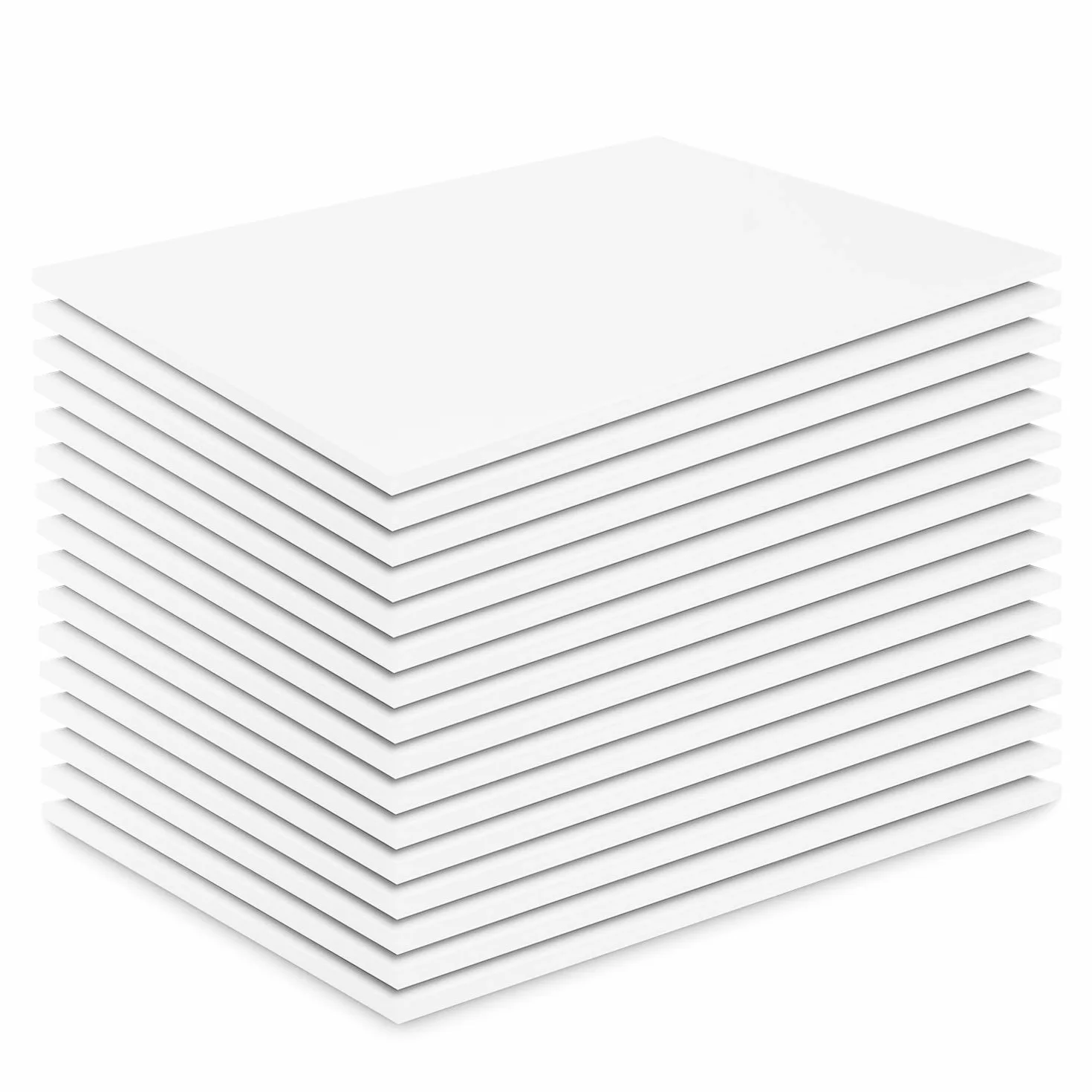 STARVAST Tablero de espuma A3, paquete de 16 hojas de poliestireno, 5 mm, color blanco, tablero de espuma exterior, tablero de montaje para fotos, letreros de boda (297 × 420 mm)
