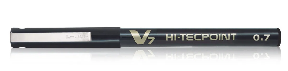Pilot - Hi-Tecpoint V7 - Bolígrafo tinta líquida punto medio - Negro - (Caja 12 unidades)