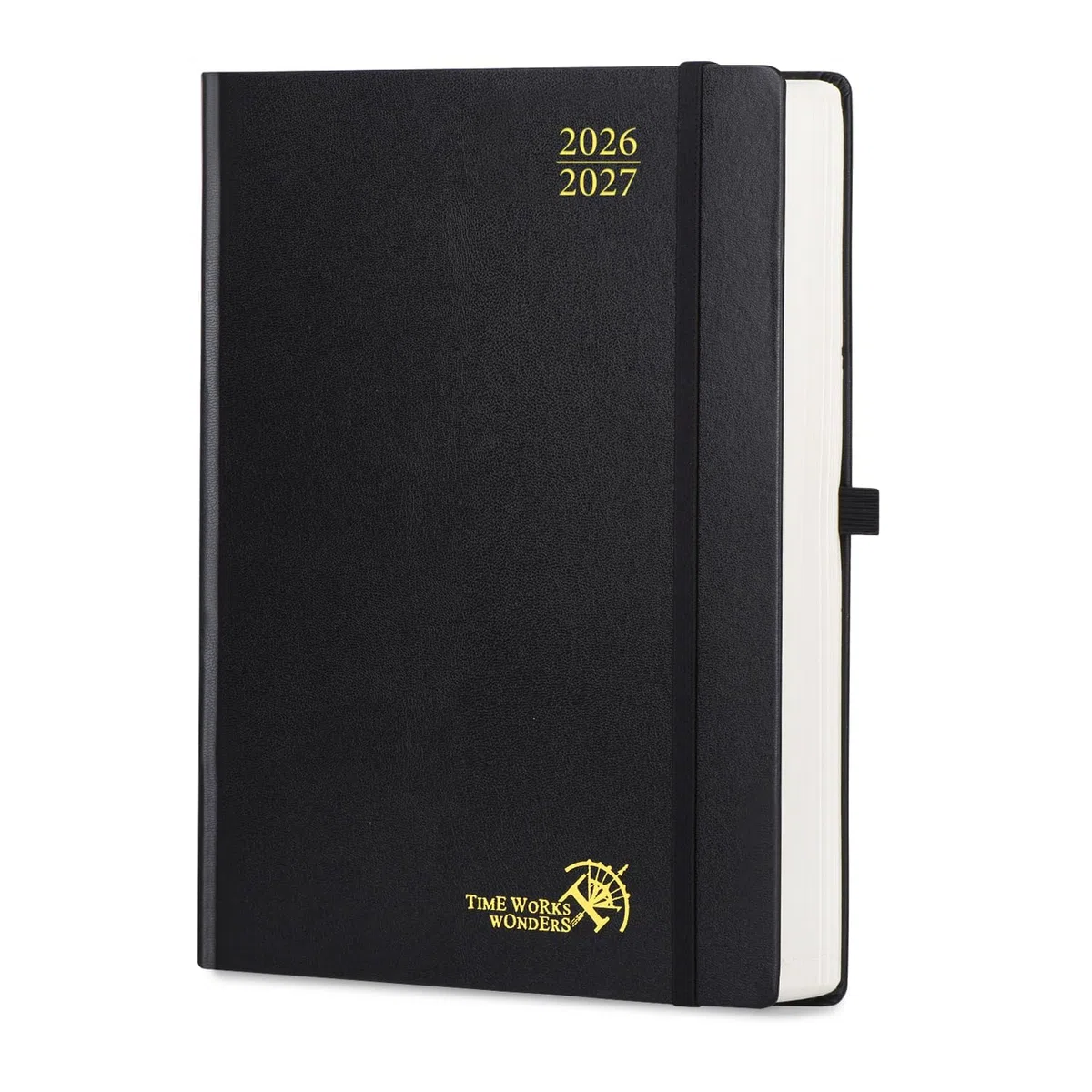 POPRUN Agenda diaria 2026-2027, una página por día, incluso fines de semana (A4, tamaño grande, 8.5 x 12 pulgadas), calendario académico (julio de 2026 a junio de 2027), libro de citas de 2026, tapa