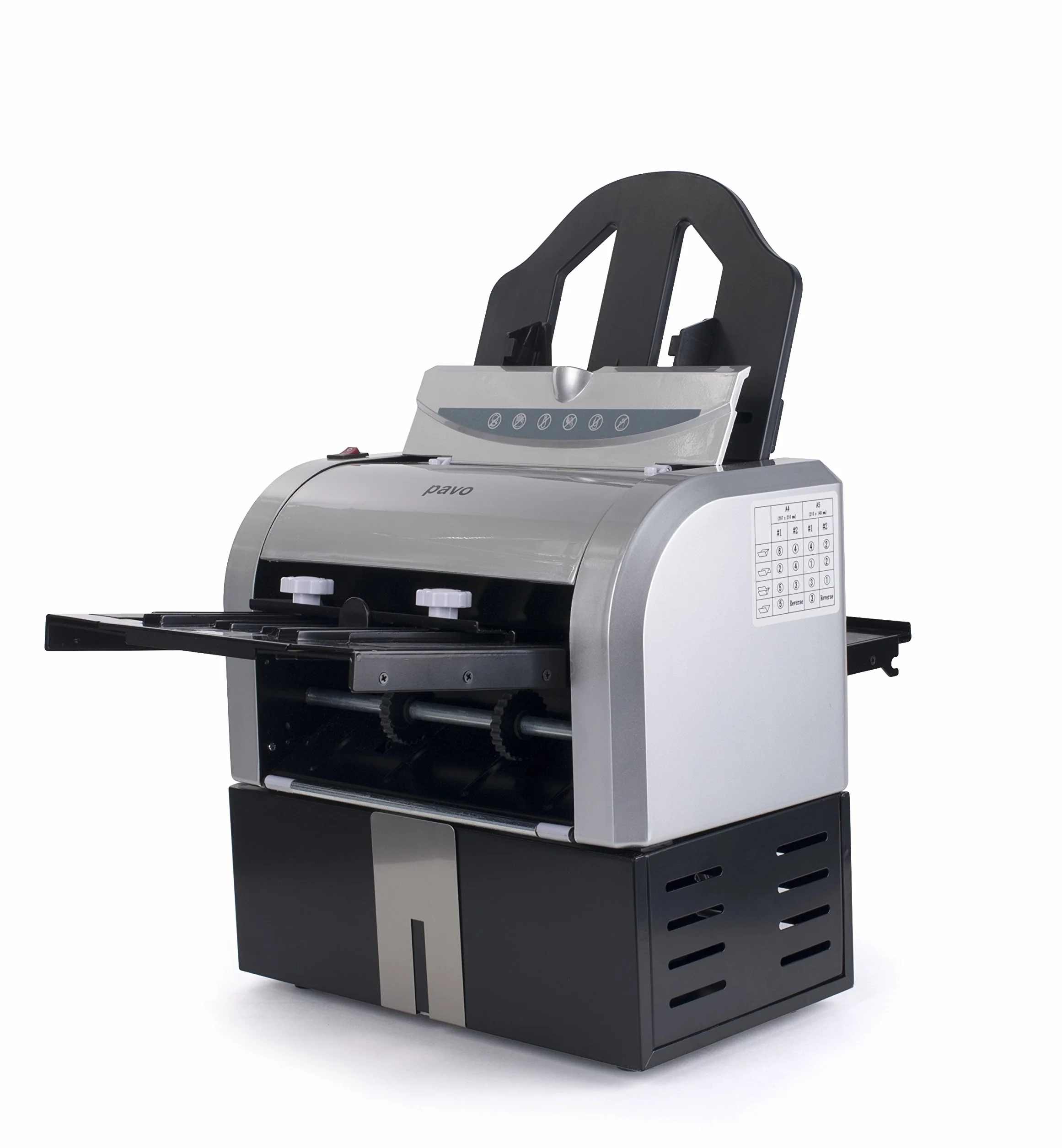 Pavo Plegadora A4-A5 60-130 gsm 100 hojas plateado