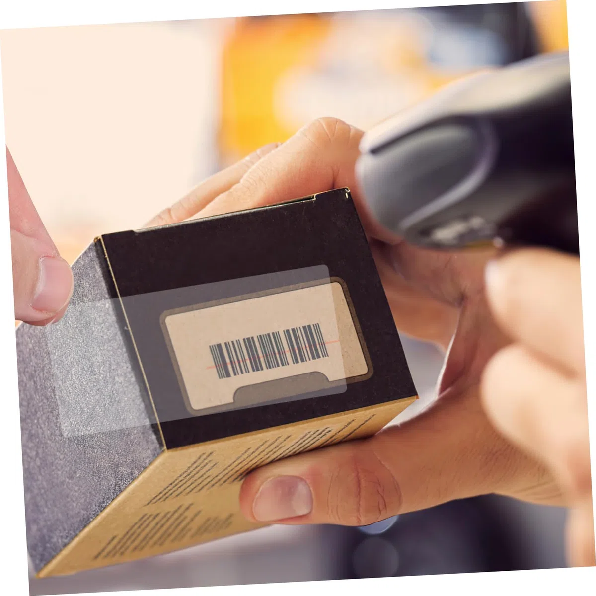 500piezas Transparentes Para Etiquetas De Códigos De Barras Para Libros De Biblioteca Pegatinas De Pvc