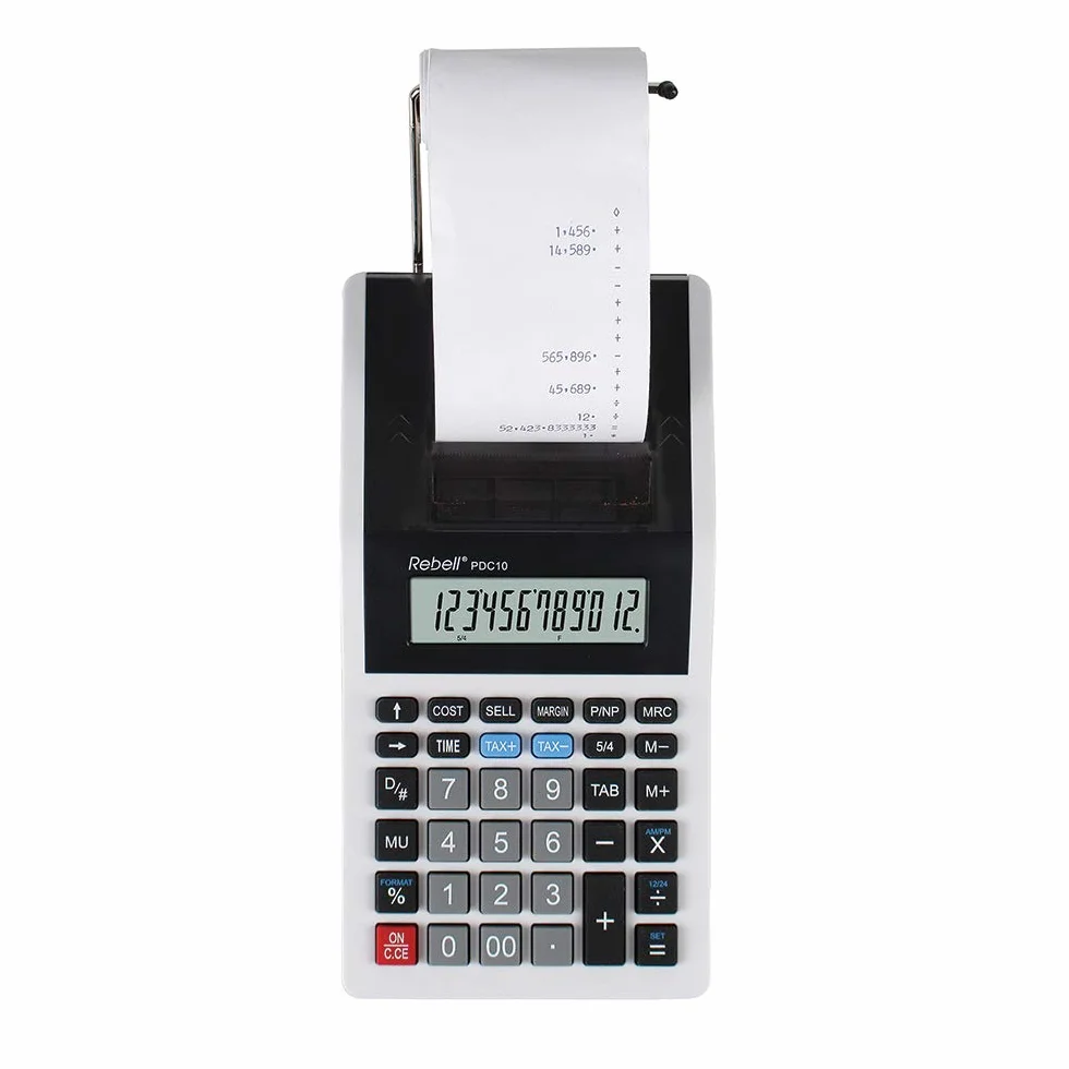 Rebell RE-PDC10 Calculadora de impresíon