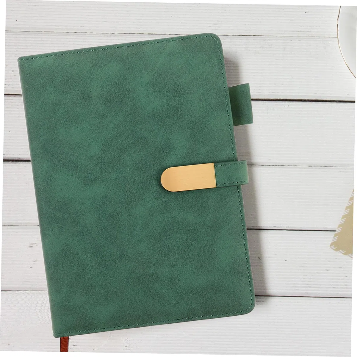 DOITOOL Cuaderno de Diario de Negocios A5 Verde con Bolígrafo y Caja | Cuaderno de Notas de Reuniones, Papel de Escritura Suave, Decoracion Colegio, Material de Oficina y Escolar