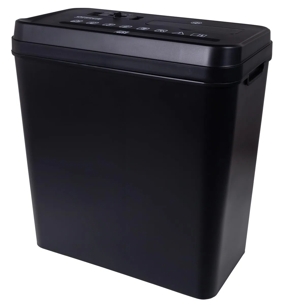 Office Products Destructora de Documentos/Tiras/Trituradora de Papel y Tarjetas/Puede triturar Tarjetas de crédito/hasta 10 Hojas A4/Cesta 14 l/Negra/para Oficina en casa