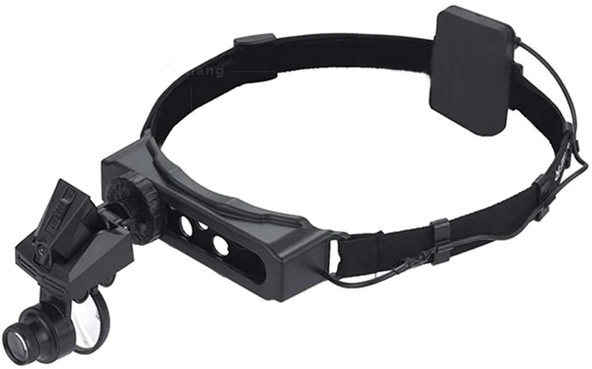 Lupa De Diadema, Lupa con Luz para La Cabeza, Lupa Óptica Especializada para Reparación De Placas De Circuitos Impresos + Luz Led para La Cabeza, Aumento De 5 X 10 X 15 X