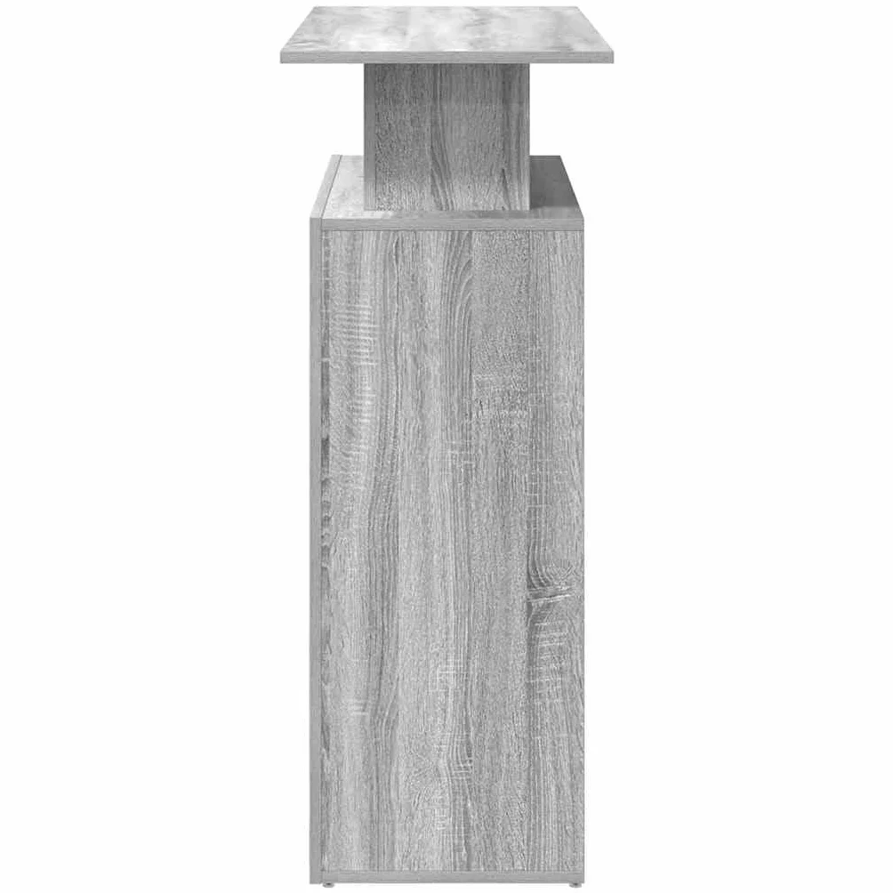vidaXL Mostrador Recepción Sonoma Gris 100x40x104cm Madera Ingeniería