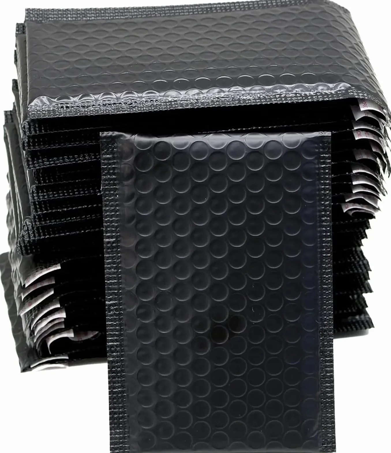 Bolsas De Plástico De Burbujas 10/60 bolsas de burbujas for envíos, impermeables, autoadhesivas, autosellantes, multitamaño, sobres embalaje, almacenamiento espuma(Black- 18x23cm,50PCS)