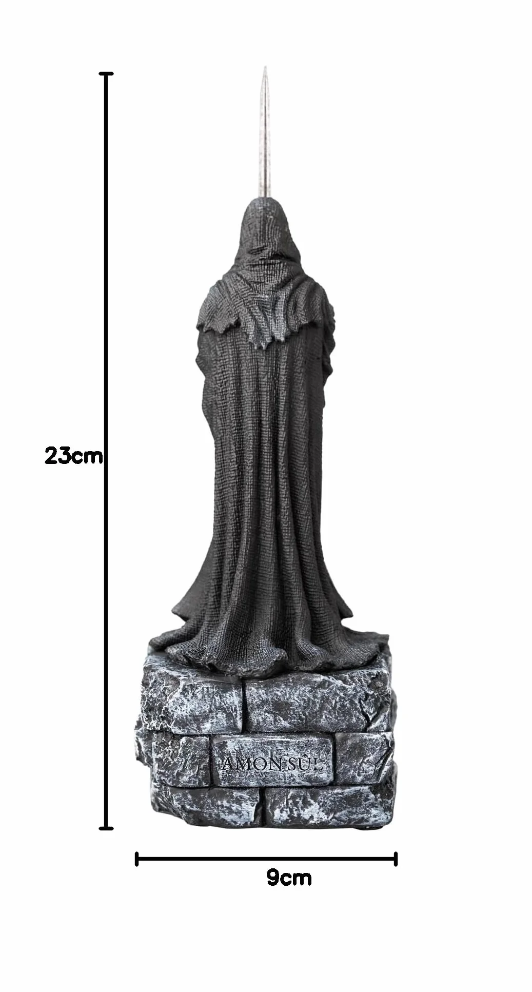 Calendario Perpetuo El Señor de los Anillos 3D - Figura Nazgûl para Decoracion Habitacion │ El Señor de los Anillos Regalos Merchandising (23x8,5cm)