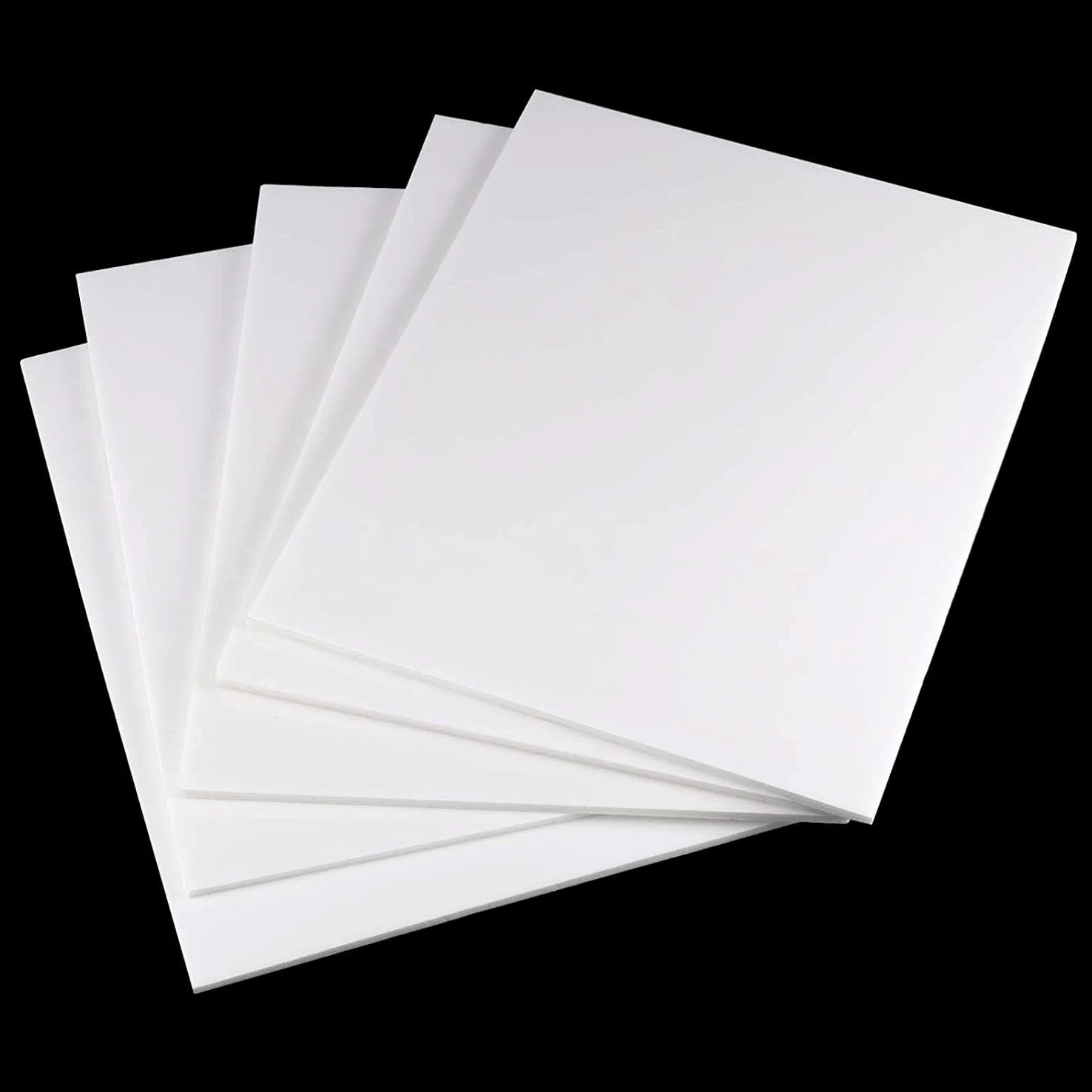 Paquete de 5 tableros de espuma blanca, tablero de estera de poliestireno de 300 x 400 mm de grosor for manualidades, modelado y montaje de fotografías