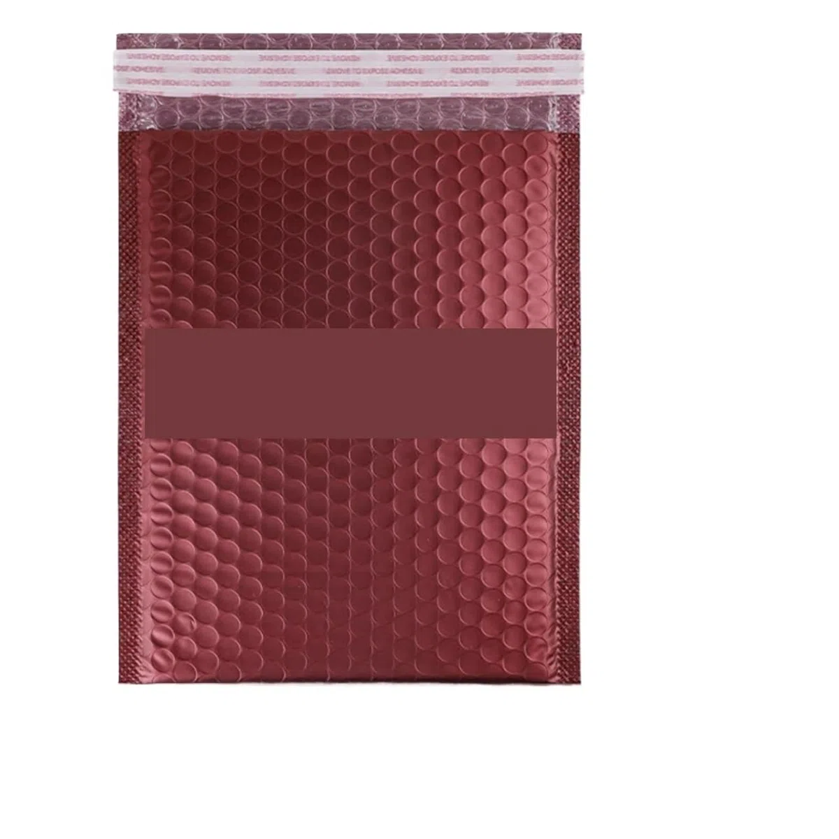 Sobre de correo burbujas holográficas, 30 Uds., grueso | Bolso acolchado impermeable del paquete de los sobres de la protección for el envío(Wine red,20*25cm)