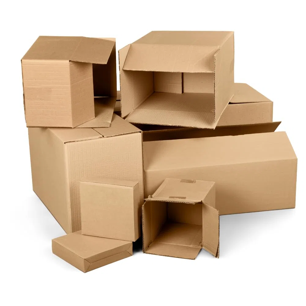 karton-billiger Caja de cartón plegable 215 x 180 x 135 mm Fefco0201 de cartón ondulado 21,5 x 18 x 13,5 cm (200)