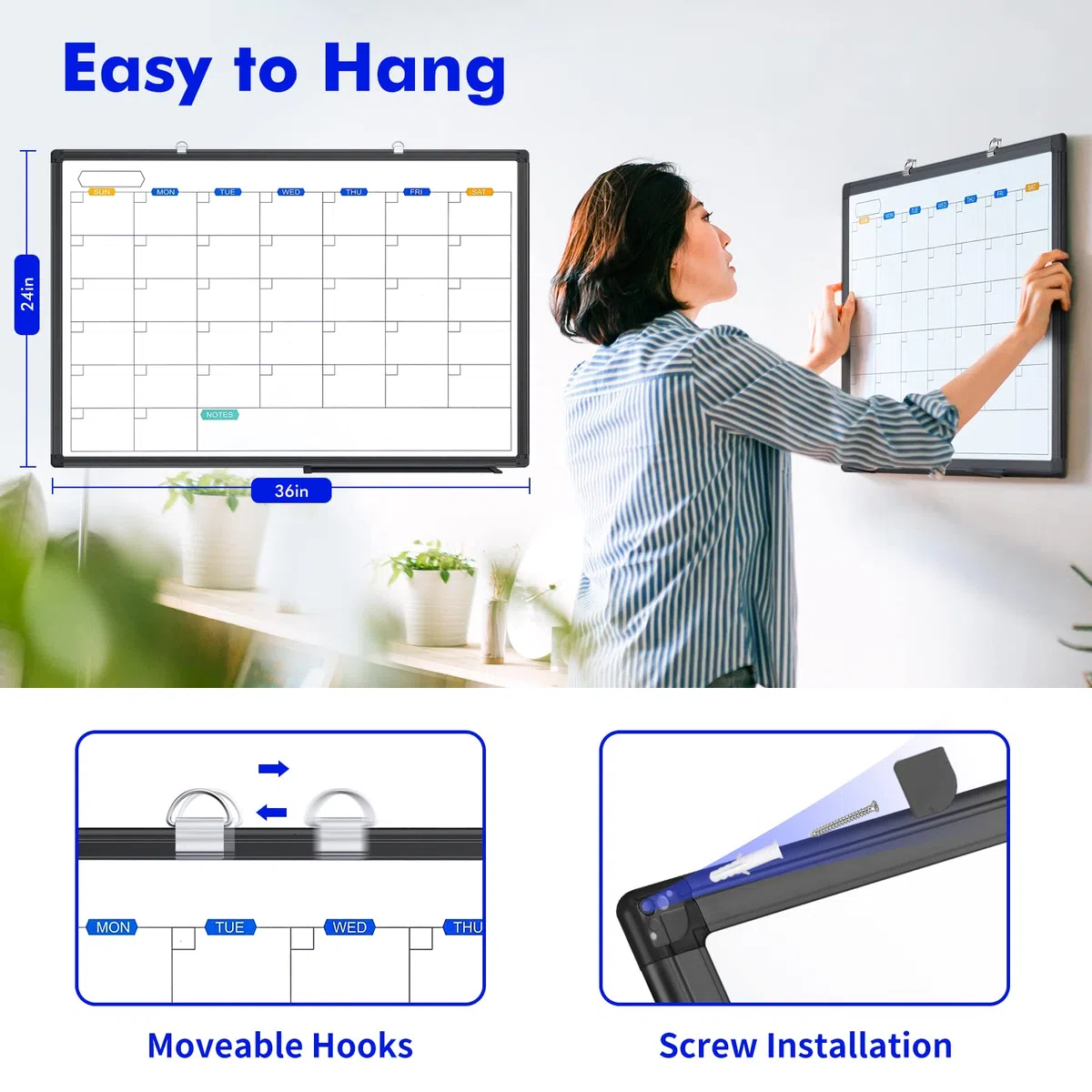 TRIPOLLO Dry Erase Board