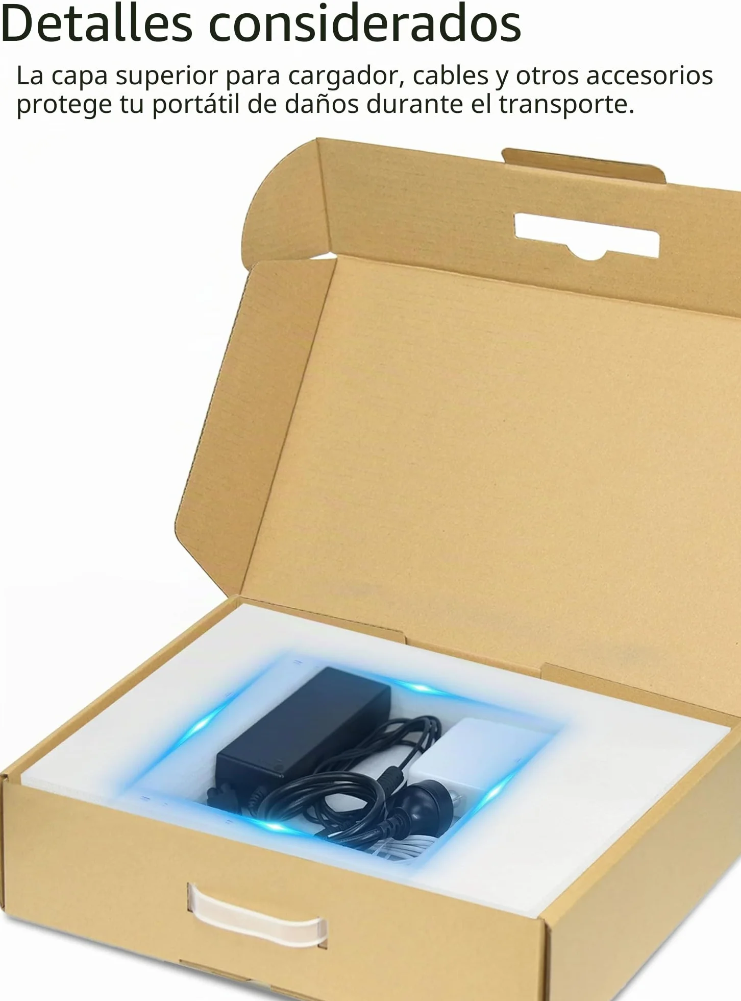 Orionstar Caja para portátil con espuma protectora para portátiles de hasta 17,3 pulgadas, caja de cartón para ordenador portátil, caja de envío para portátil