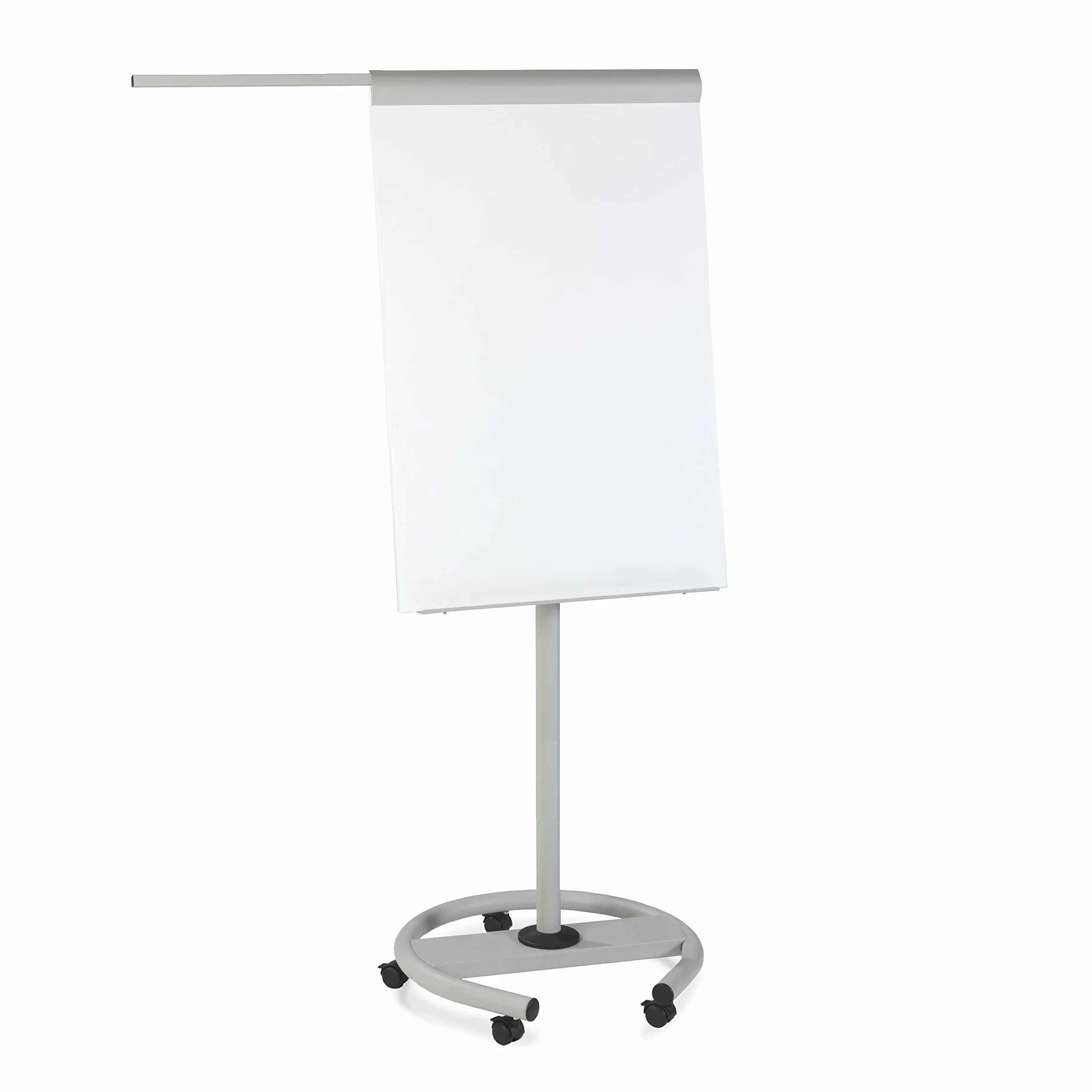 Rocada | Pizarra Blanca Magnética Portátil | Rotafolios con Ruedas | Borrado en Seco con Caballete ! Fijaciones para Bloc de Notas Dina4 | 68x95cm