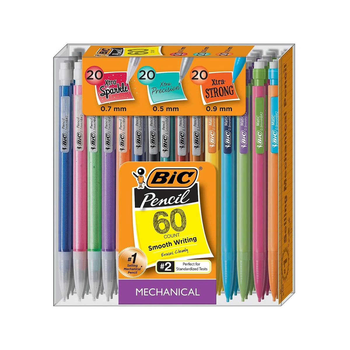 BIC Lápiz mecánico Variety Pack 60 ct