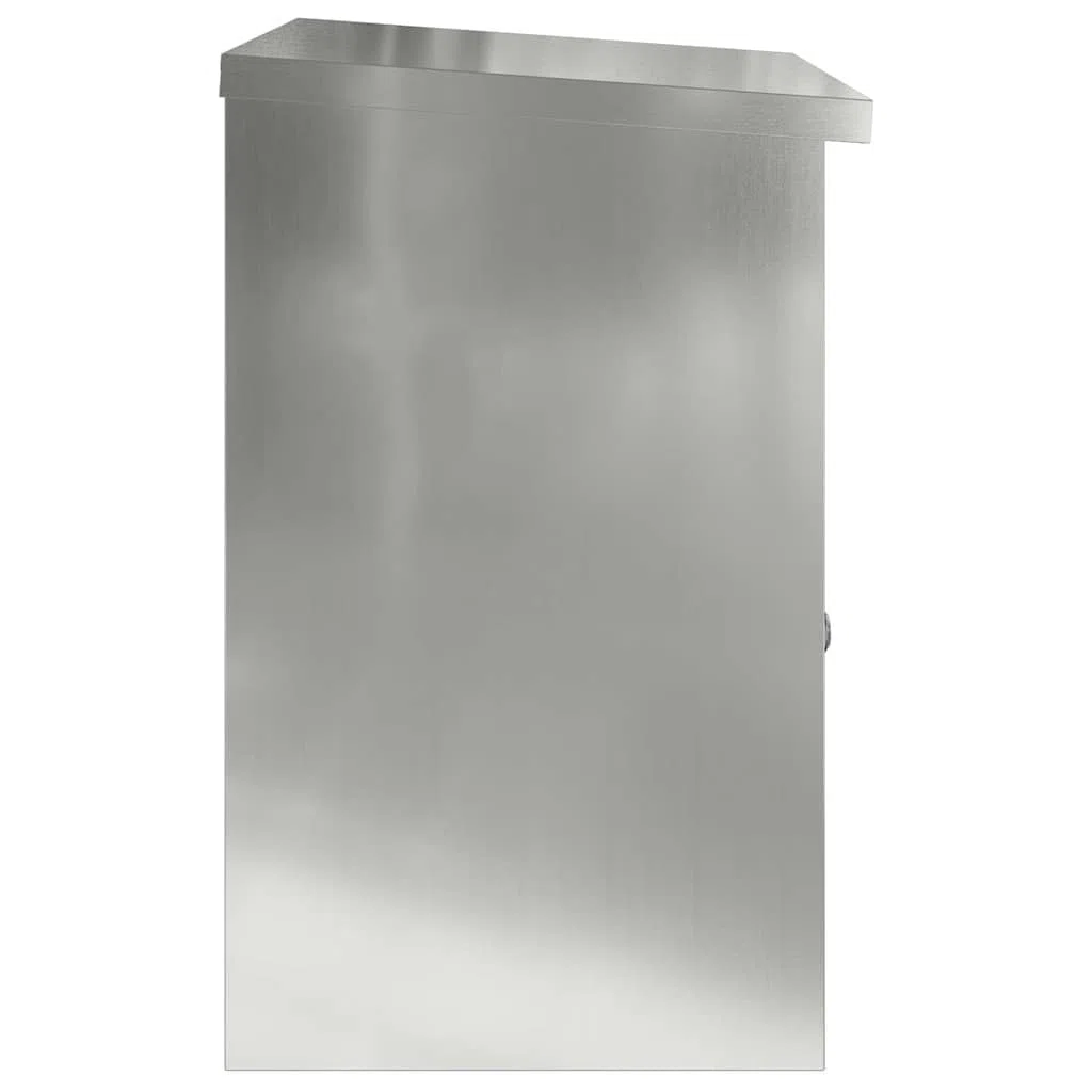 vidaXL Caja de Entrega de Paquetes Negro 44 x 35 x 59 cm, Buzón de Jardín y Terraza, Diseño Moderno, Materiales Resistente, Solución para Paquetes Seguros