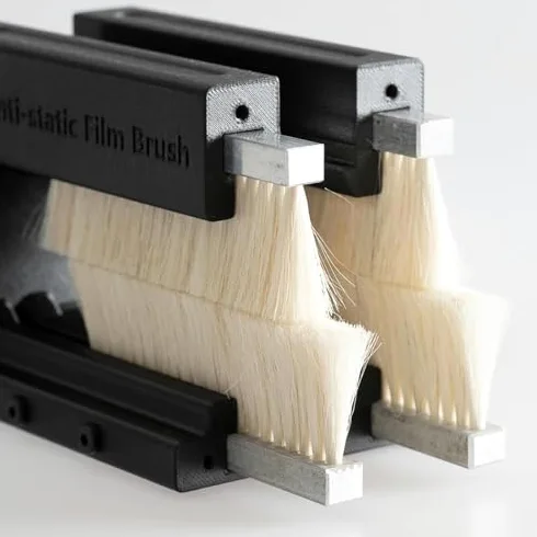 Kit de eliminación de polvo de película negativa, cepillo antiestático con barra antiestática de iones para una limpieza eficiente de películas 135, 120, 4x5