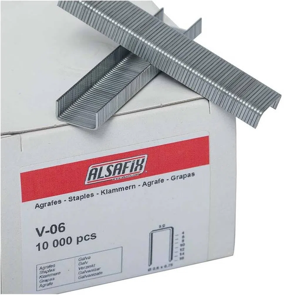 D-Work 10.000 grapas galvanizadas Tb-16-4.95x16x0.84 mm