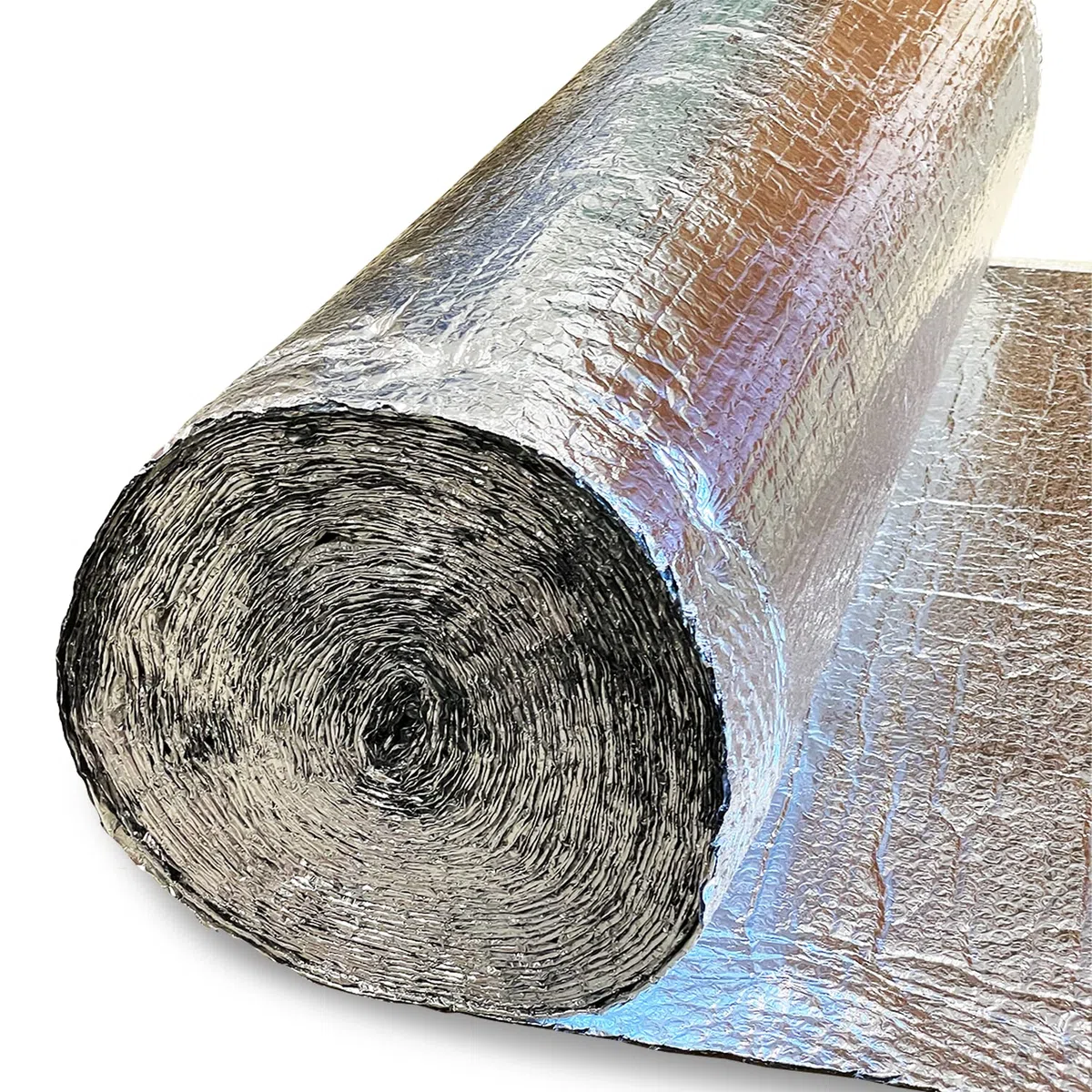 Aislante Térmico Reflexivo de Aluminio y Burbujas 50 cm x 20 m (10 m²) - Frío y Calor - Viviendas, Caravanas, Campers, Buhardillas, Uso Industrial