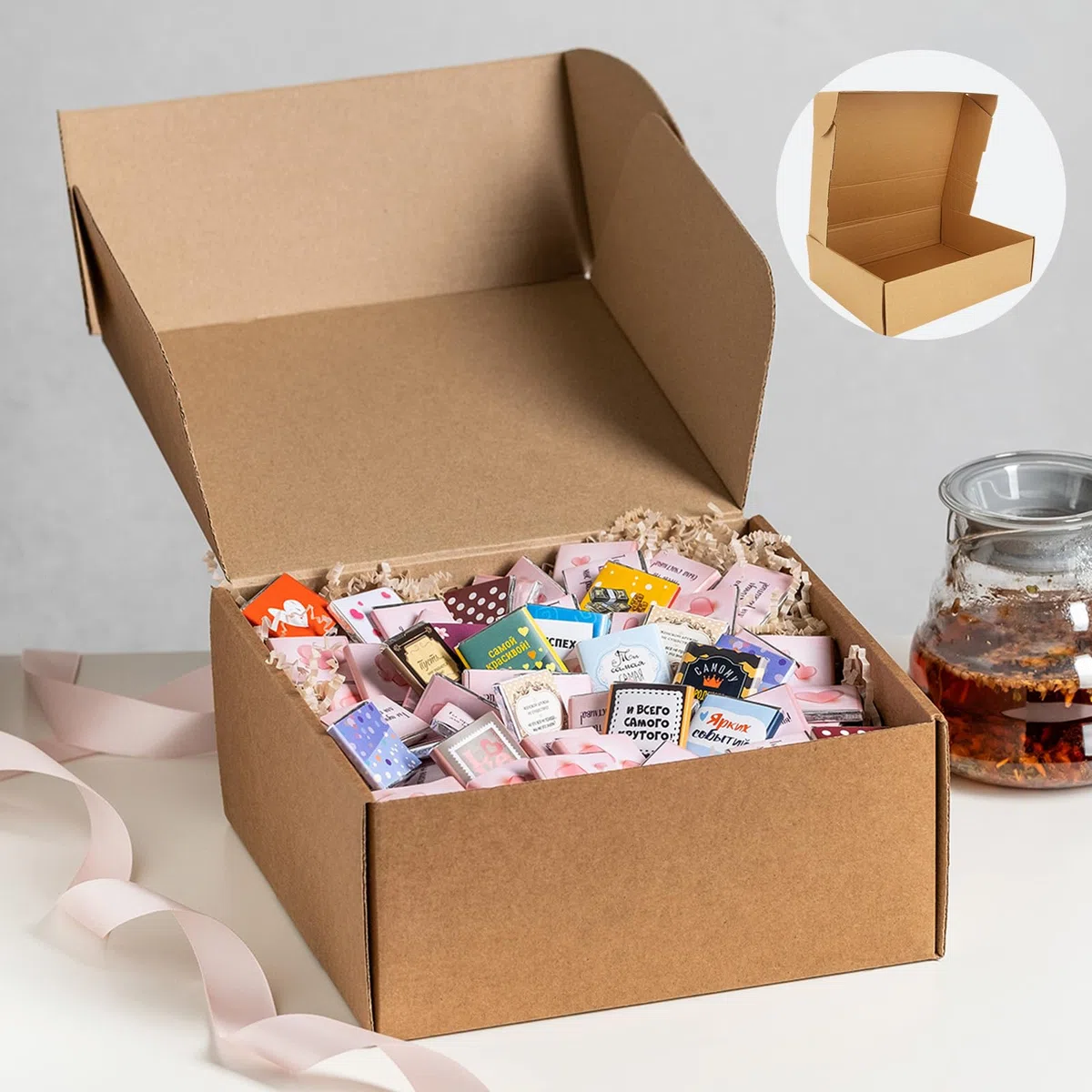 AKOLAFE 25 cajas postales, cajas de cartón corrugado de 25 x 20 x 7 cm para envío, cajas de envío para embalaje de pequeñas empresas, envío, correo y paquetes