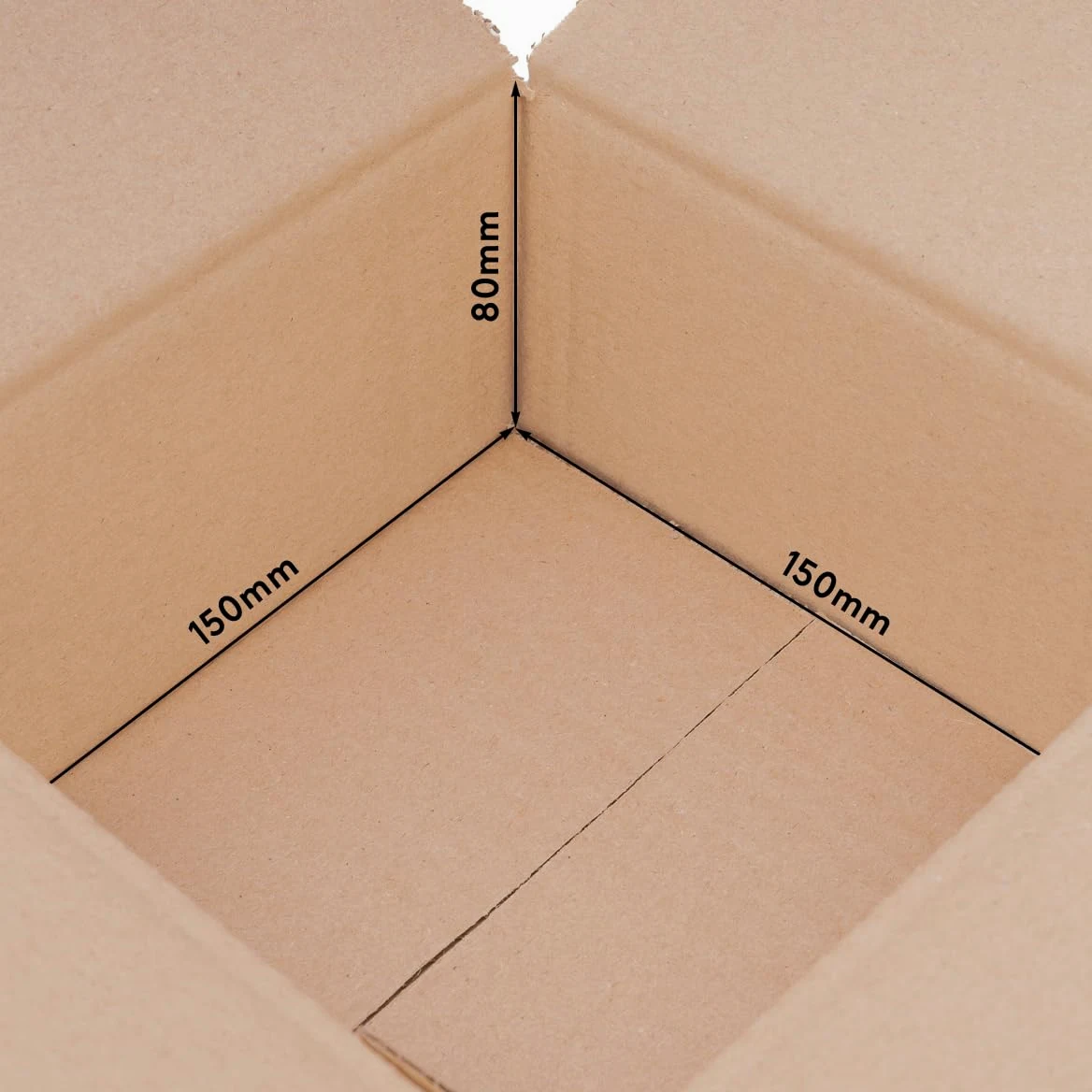 500 cajas plegables cajas de envío DHL cajas 150 x 150 x 80 mm, KK-05, 1-corrugado, material de cartón robusto, envío por correo, cajas de embalaje, cajas de almacenamiento, cajas de envío,